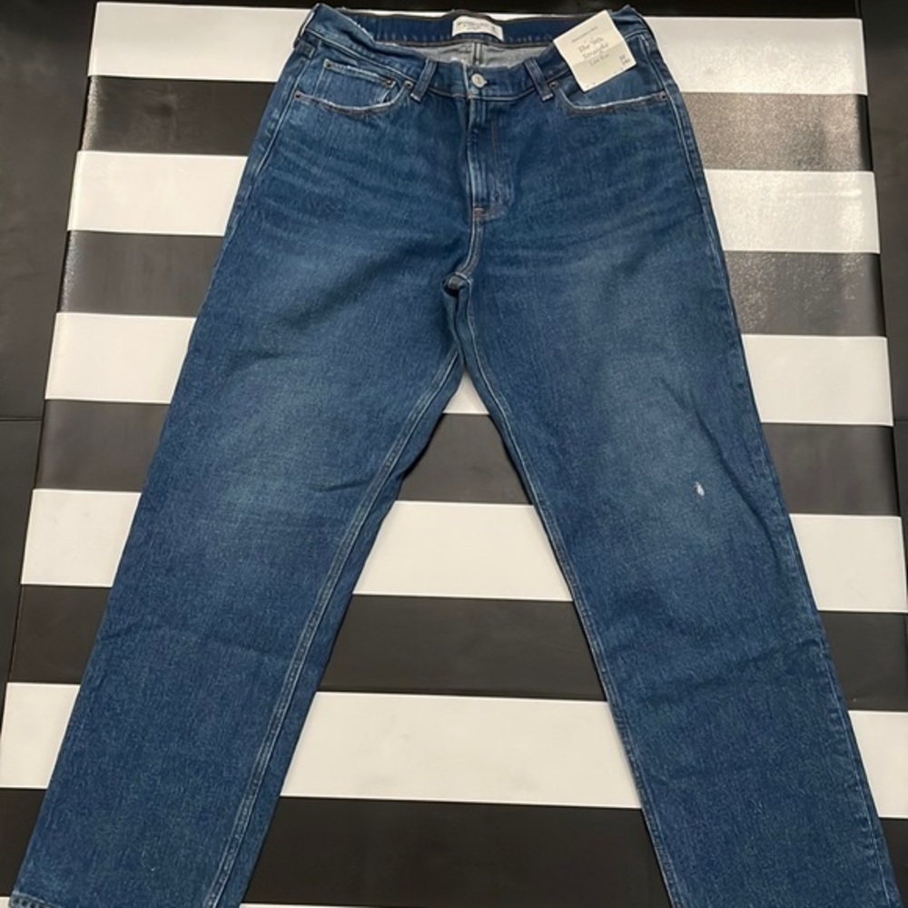 ABERCROMBIE AND FITCH THE 90s STRAIGHT LOW RISE